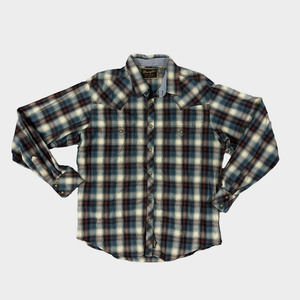 Wrangler Retro Premium Western‎ Long Sleeve Shirt Size XL MVR181M